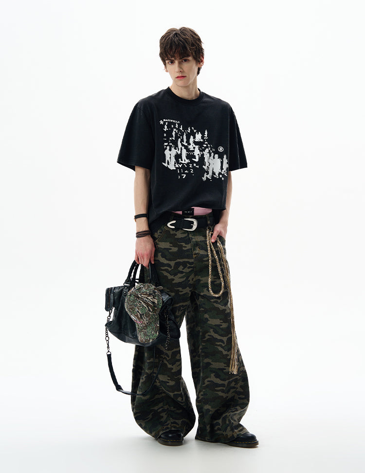 MADWITCH ARTISTIC PRINTED TEE #25707
