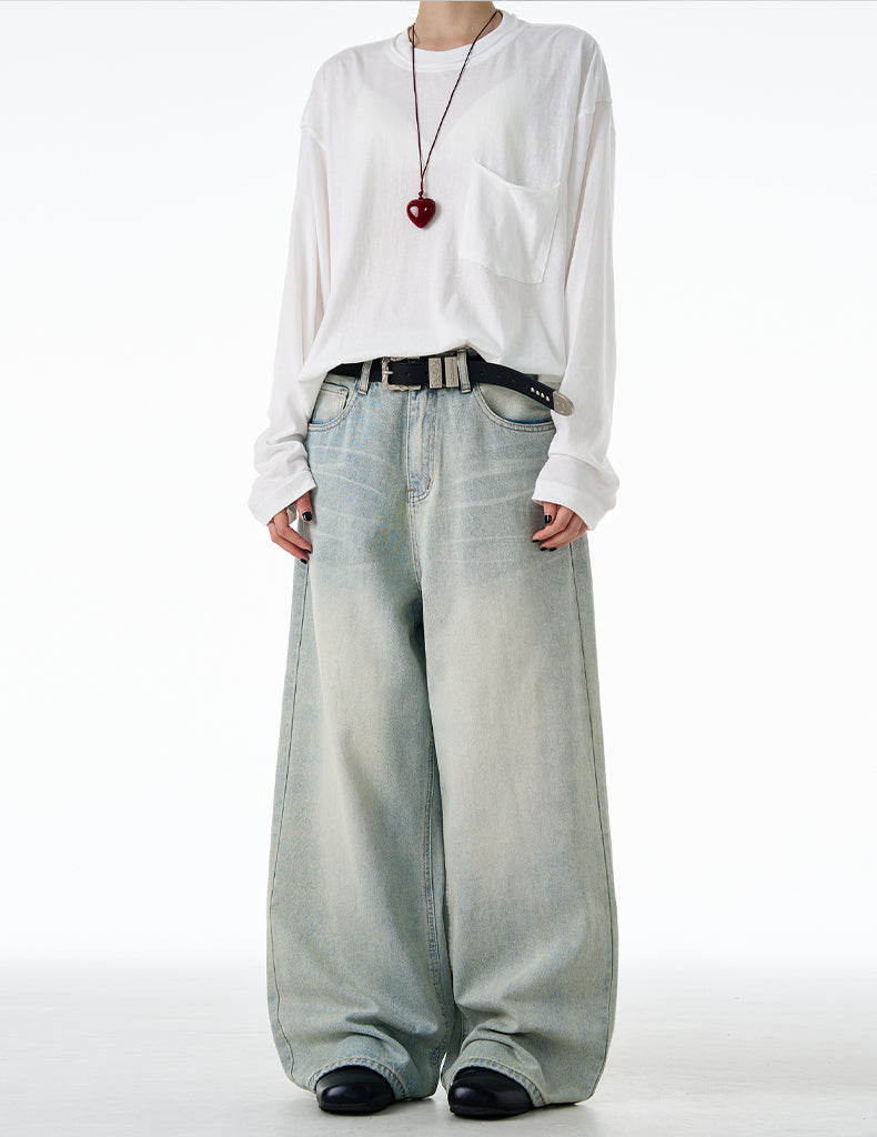 MADWITCH RELAXED WIDE-LEG DENIM #CK9619