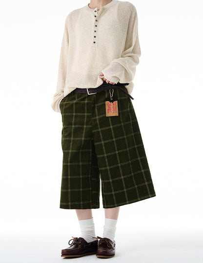 MADWITCH UNISEX MID-LENGTH CHINO SHORTS #DR1009
