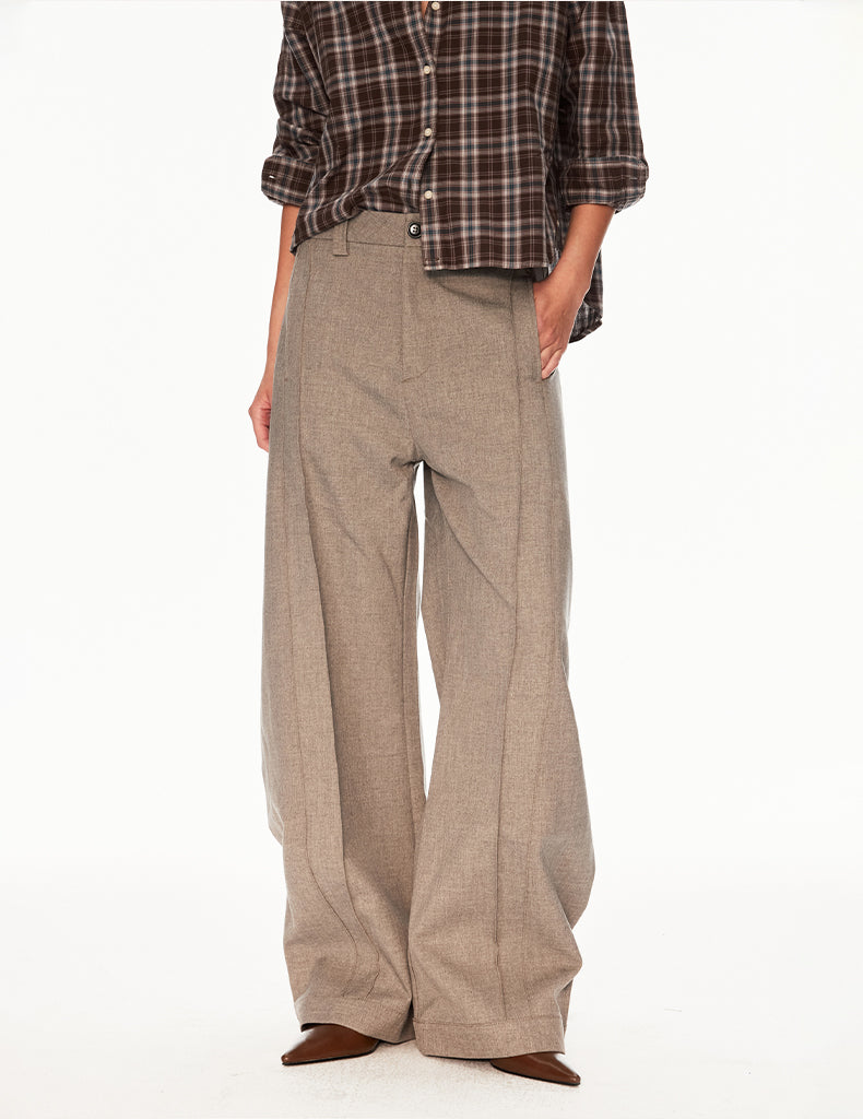 MADWIT WIDE LEG DRAPED TROUSERS #CK6936