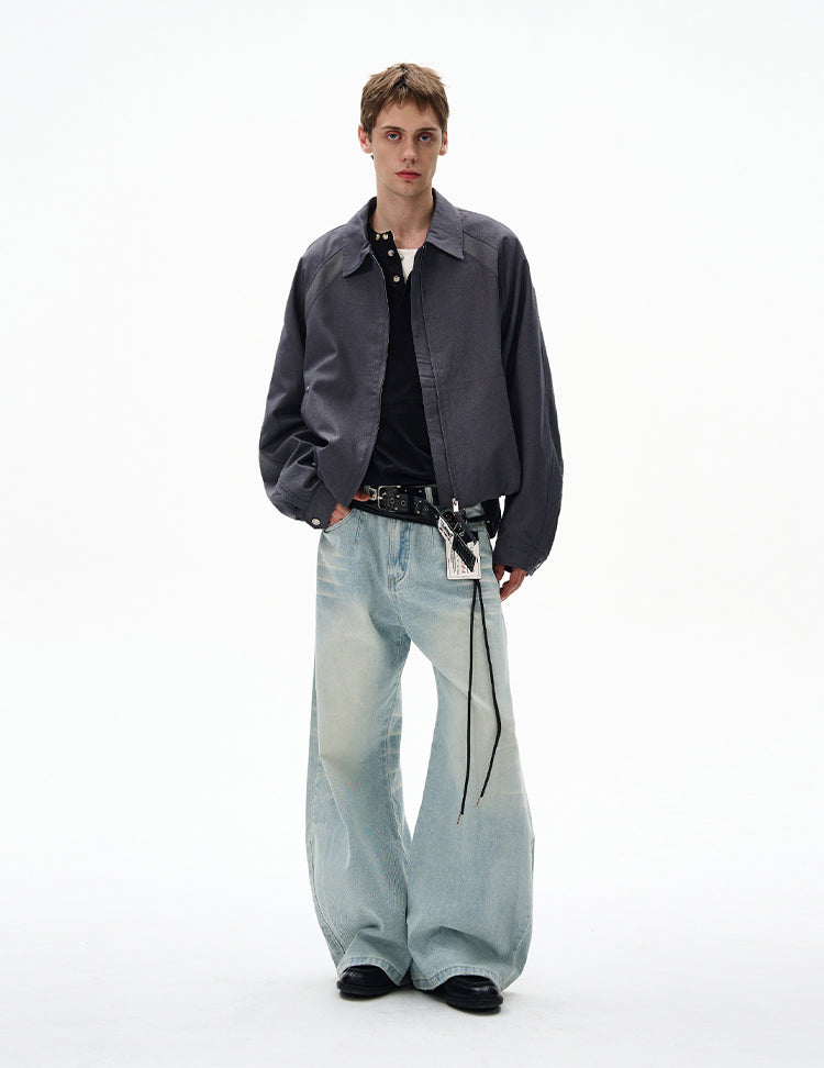 MADWITCH UNISEX CROPPED UTILITY JACKET #M1002