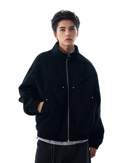 MADWITCH STAND COLLAR UTILITY JACKET #BE23