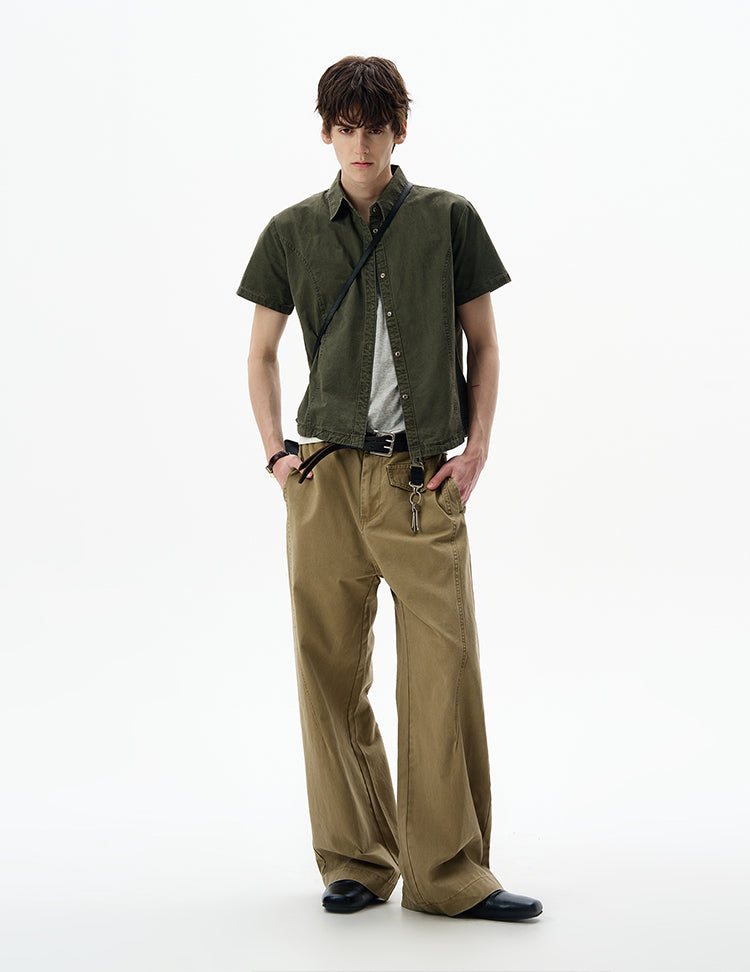 MADWITCH SHORT SLEEVE WORK SHIRT #CW1198N