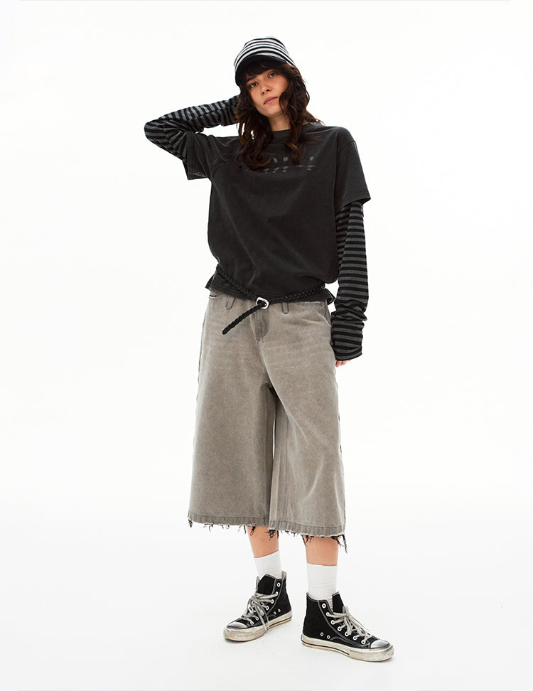 MADWITCH FAUX LAYER TEE #AW26049