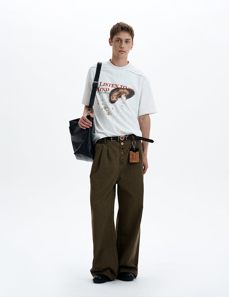 MADWIT VINTAGE GRAPHIC TEE #25081