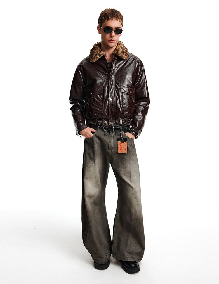 MADWITCH UTILITY FUR COAT #AK085