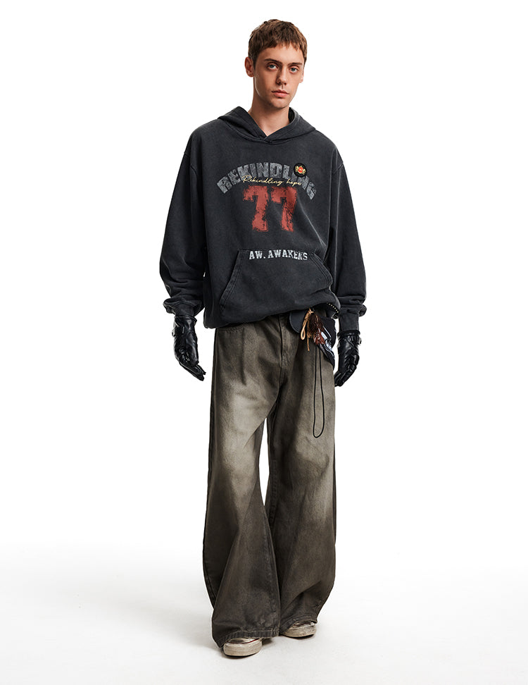 MADWITCH VINTAGE LOGO HOODIE #25119