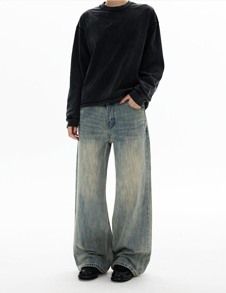 MADWITCH BAMBOO WASH STRAIGHT JEANS #GPC5577N