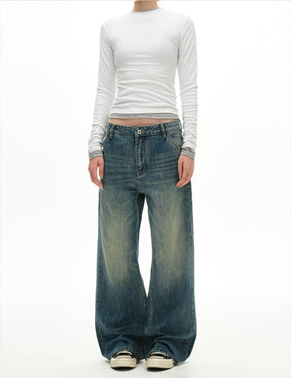 MADWITCH VINTAGE STRAIGHT DENIM #CK5525