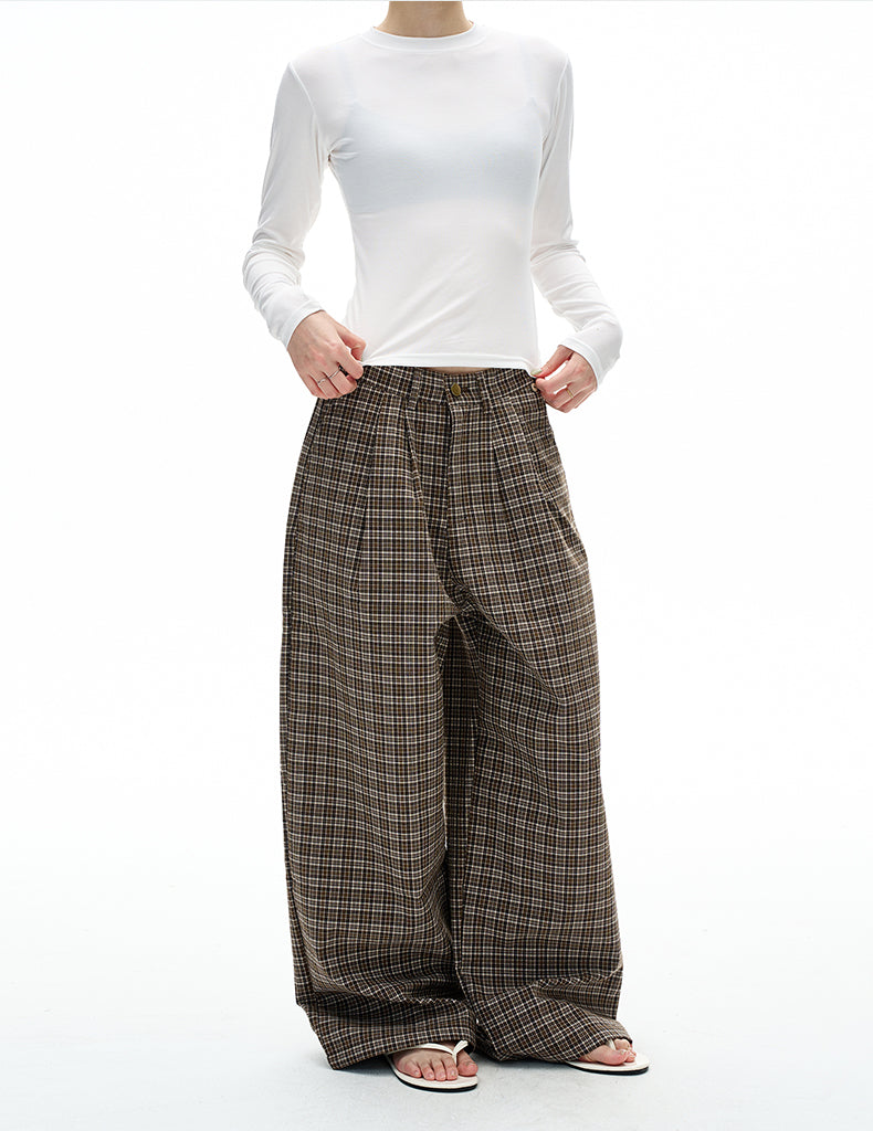 MADWITCH PLEAT TWEED PANTS #C950