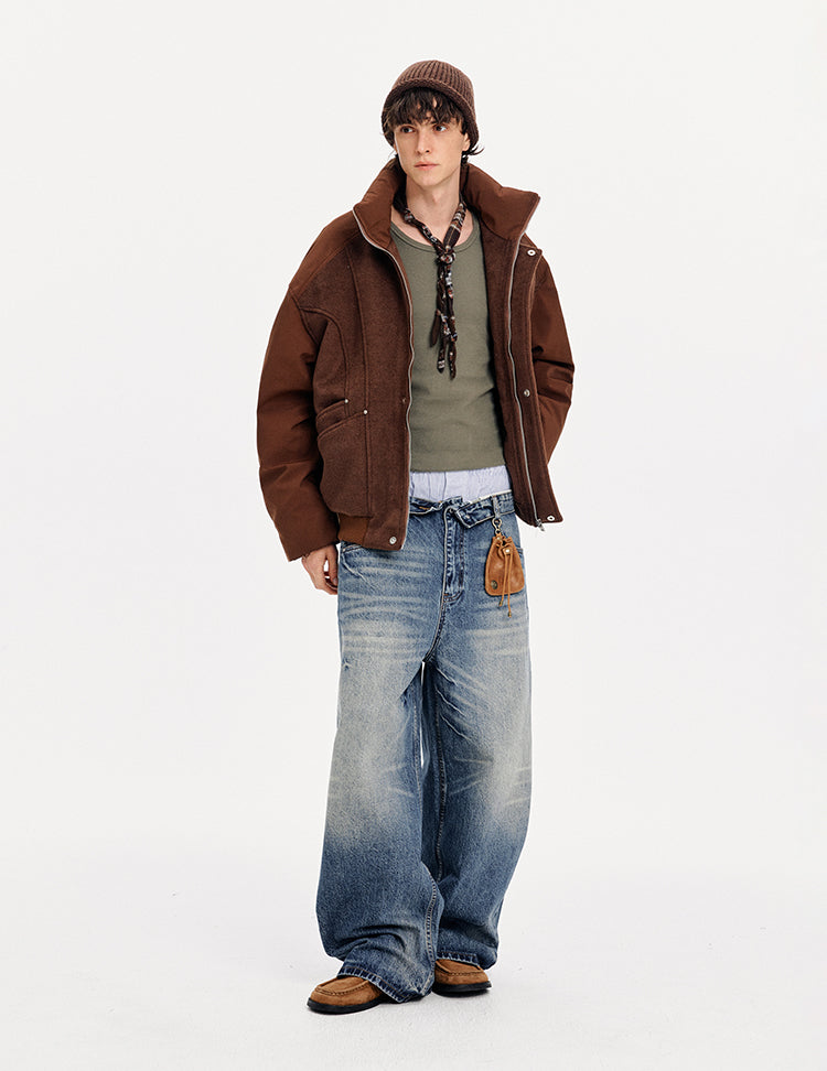 MADWITCH TAILORED HARRINGTON DOWN JACKET #630235