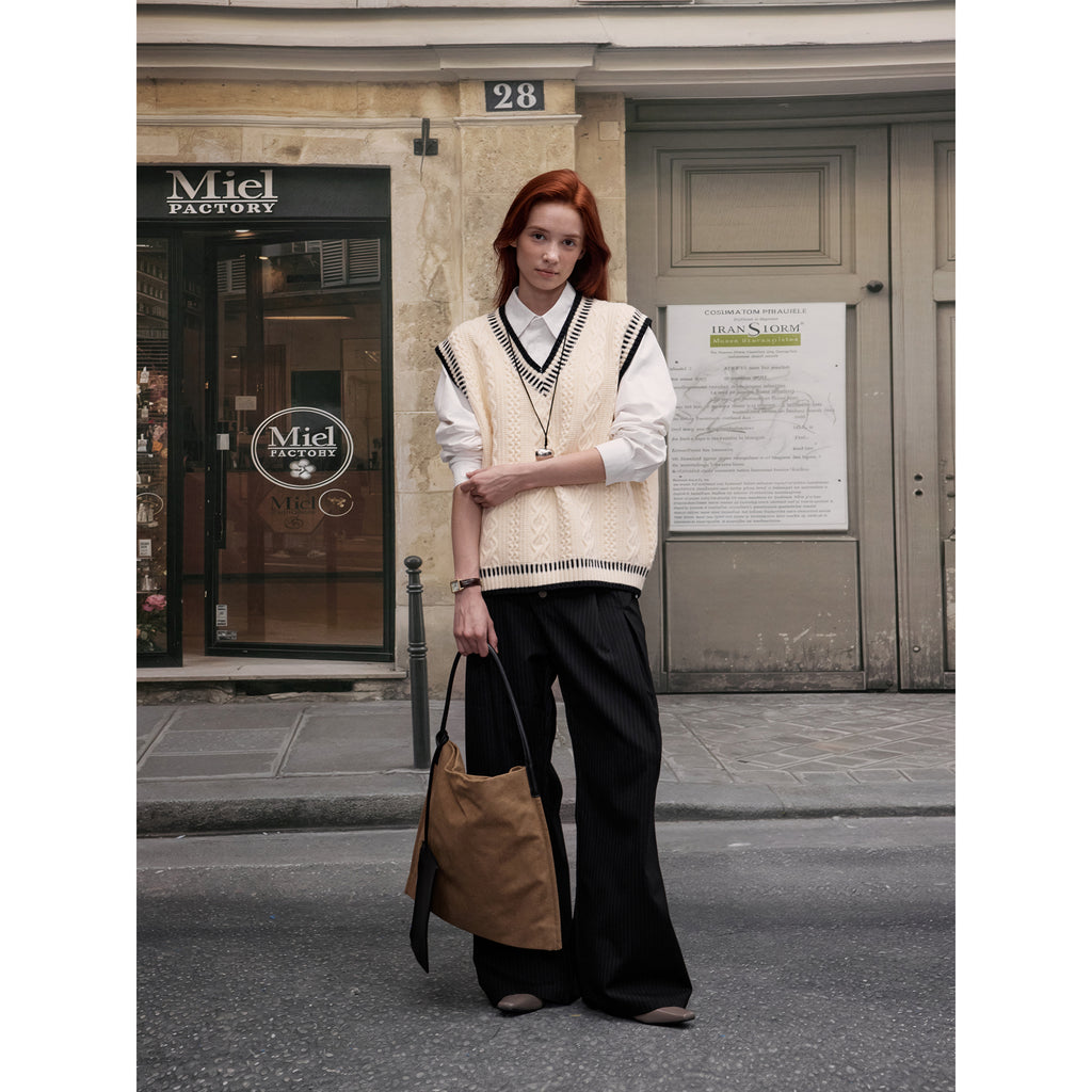 MADWITCH CABLE KNIT SWEATER #ZDY8177