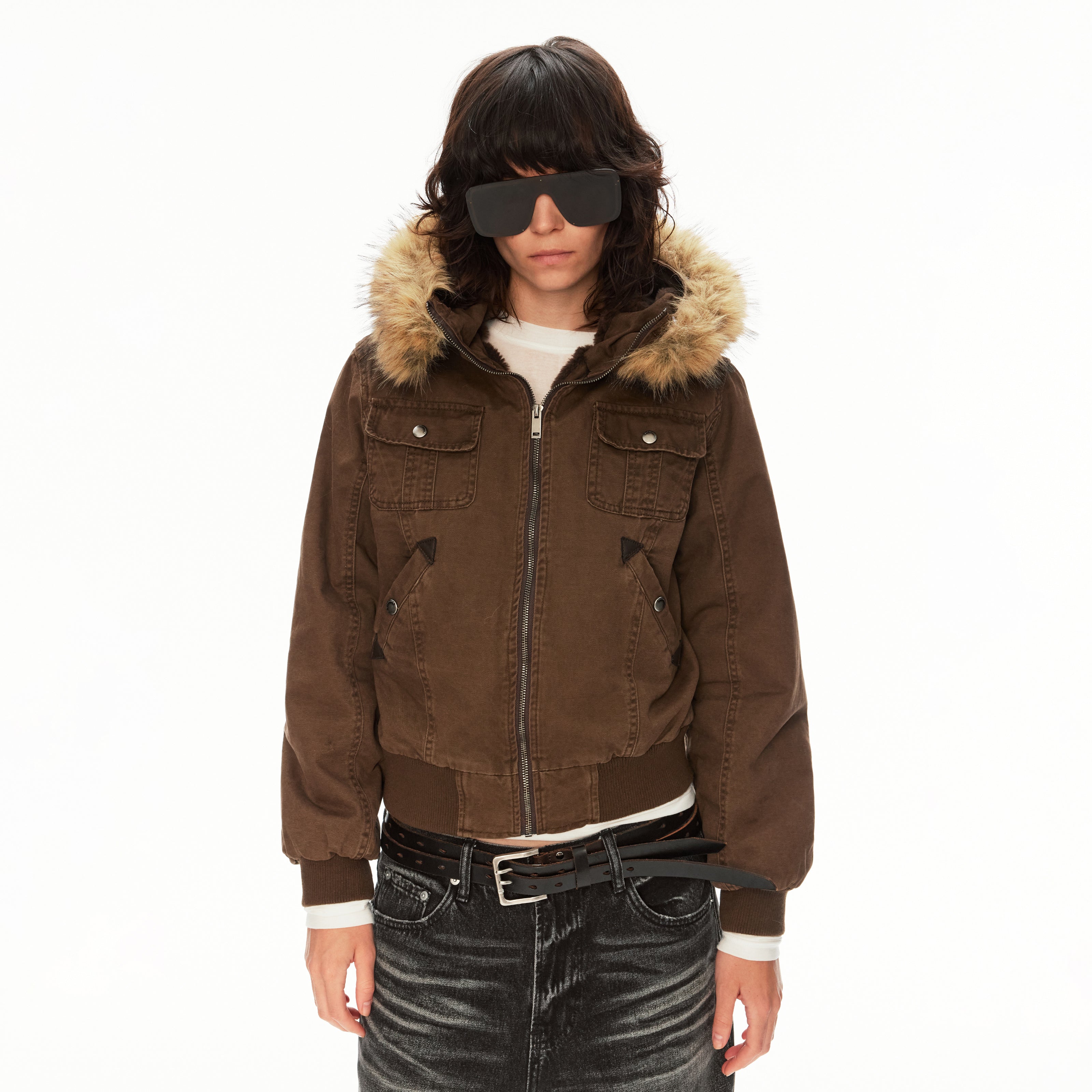 MADWITCH CANVAS HOODED JACKET #256192