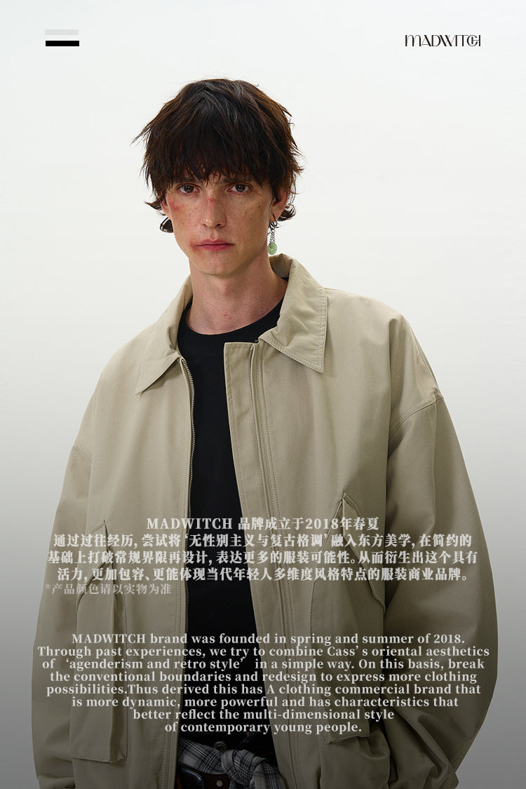 MADWITCH UTILITY POCKET SIMPLE JACKET #JK99
