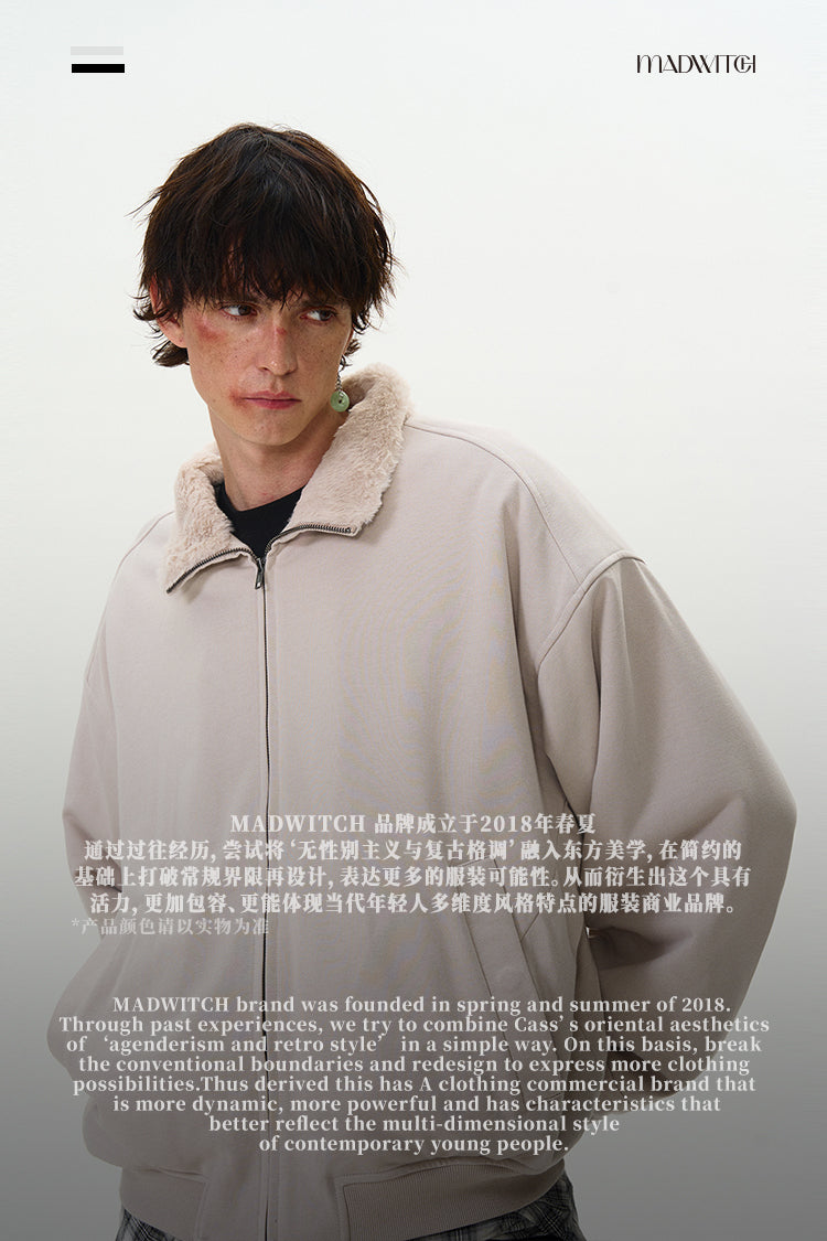 MADWITCH FLEECE-LINED CASUAL JACKET #0175