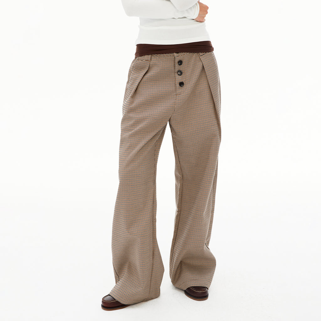 MADWIT HERITAGE DRAPED TROUSERS #CK6929