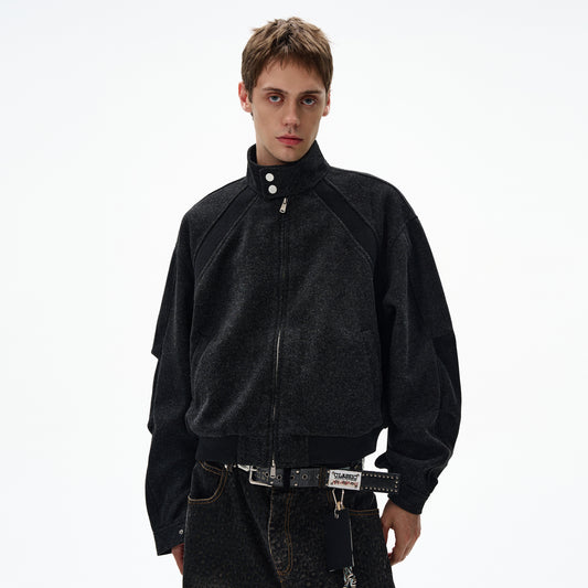 MADWITCH UNISEX VINTAGE MANDARIN COLLAR JACKET #6279