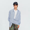 MADWITCH VINTAGE CONTRAST PLAID SHIRT #B301