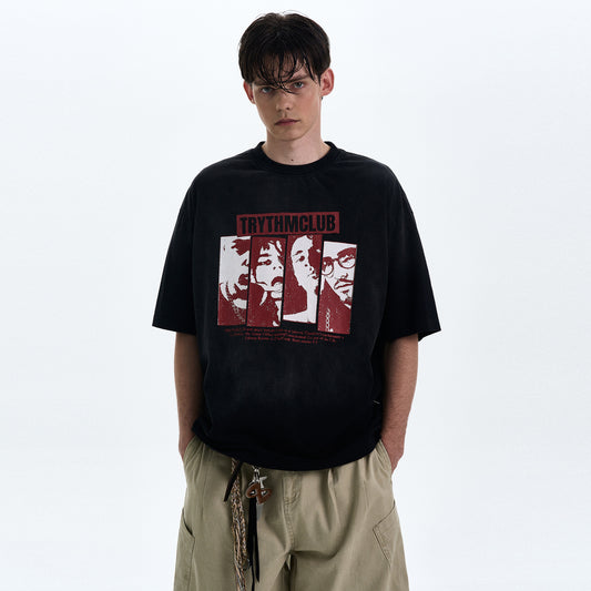 MADWITCH VINTAGE LOOSE FIT T-SHIRT #27304