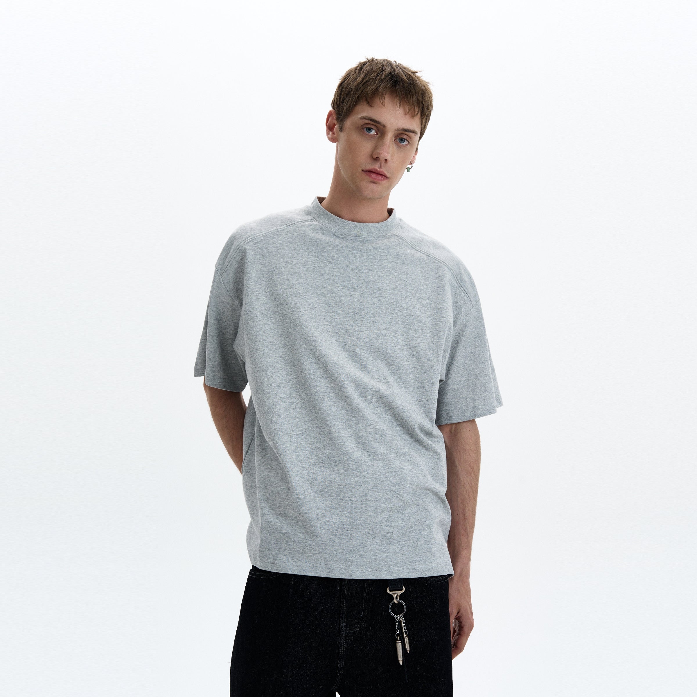 MADWITCH MINIMAL COLLAR TEE #241301