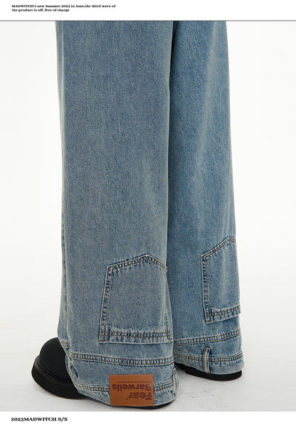 MADWITCH WASHED VINTAGE JEANS #BKJ24108