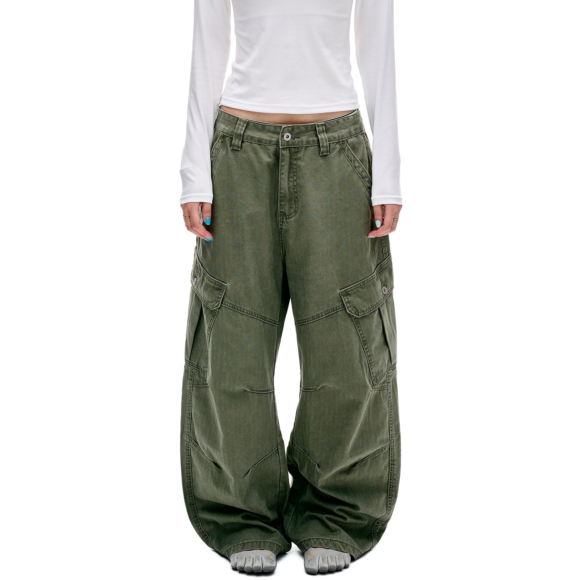 MADWITCH UTILITY BENT LEG PANTS #CK3557