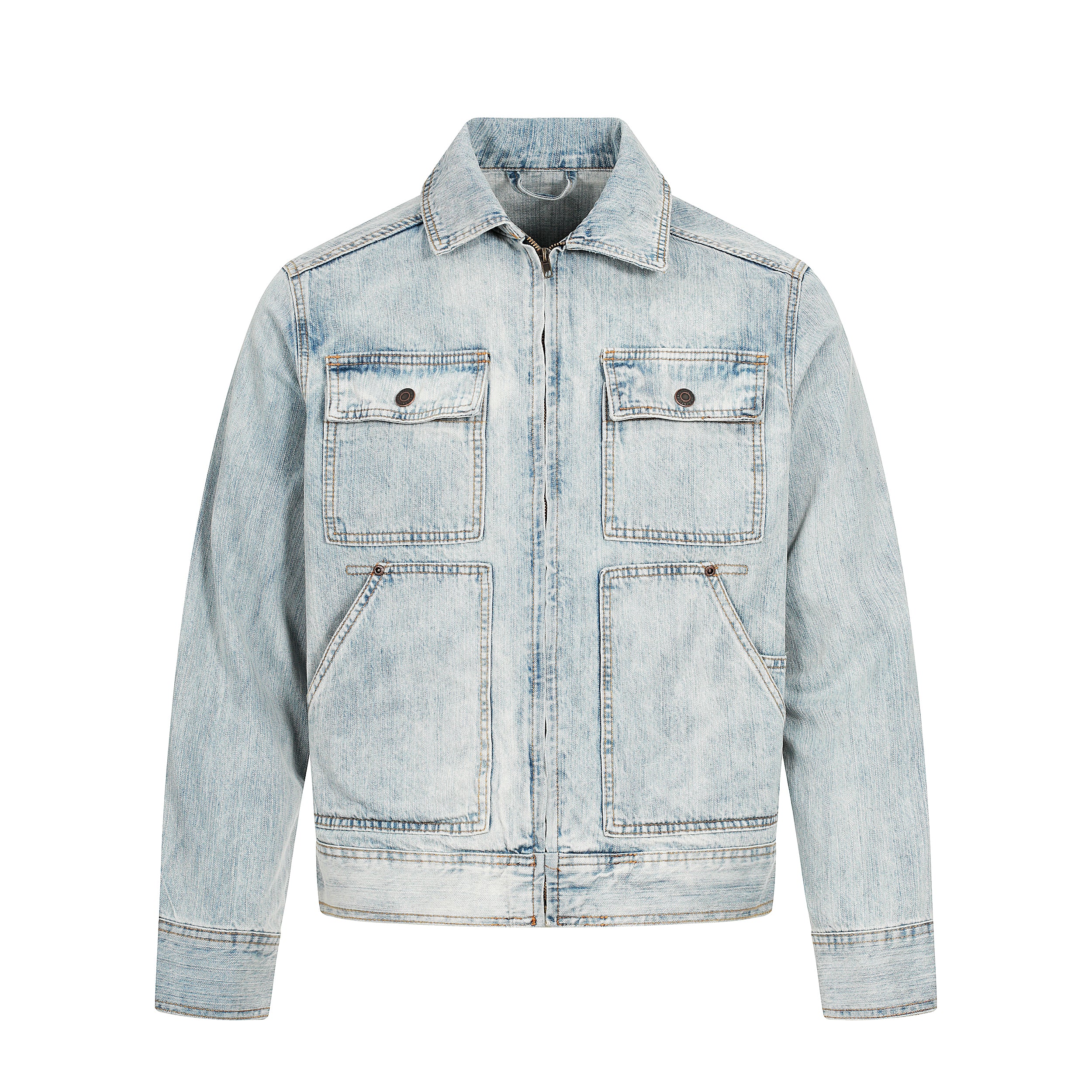 MADWITCH UNISEX VINTAGE WASHED DENIM JACKET #G6863