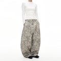 MADWITCH VINTAGE LEOPARD WIDE JEANS #A616
