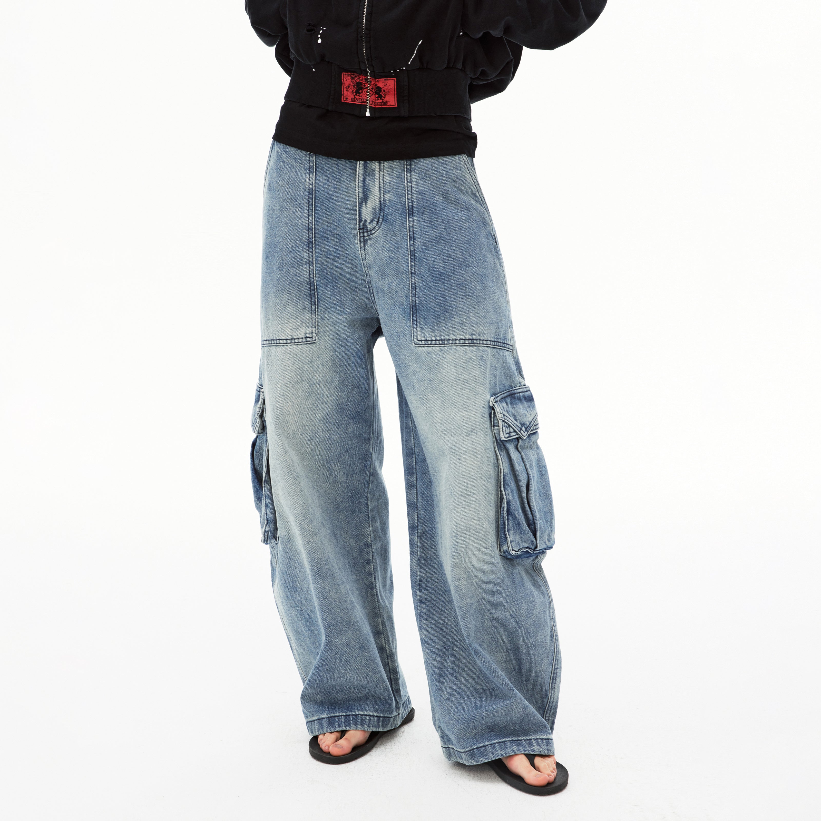 MADWIT UTILITY WASH JEANS #G6856