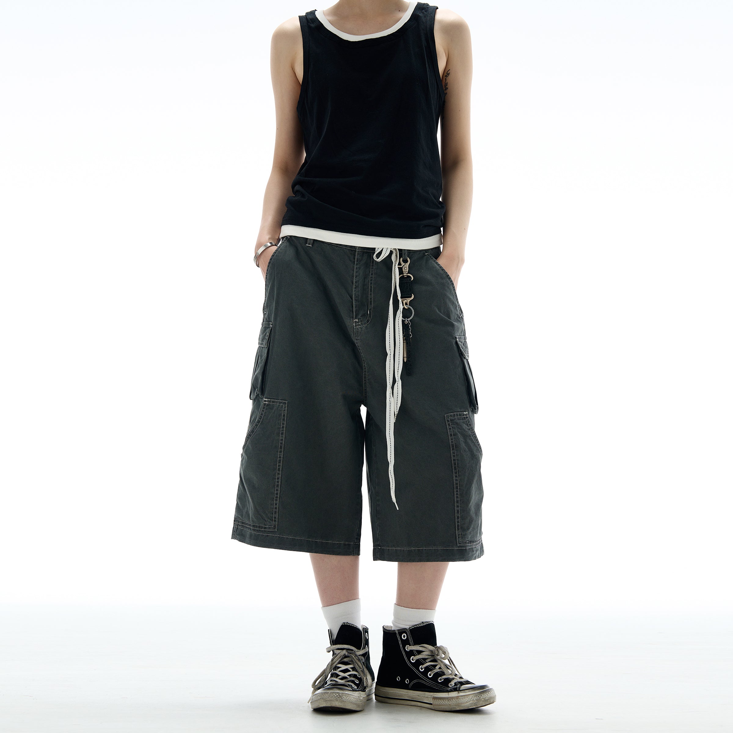 MADWITCH STREET STYLE CASUAL SHORTS #DK113