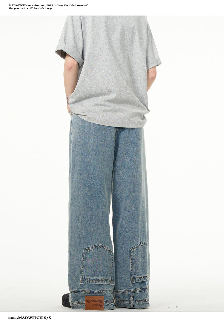 MADWITCH WASHED VINTAGE JEANS #BKJ24108