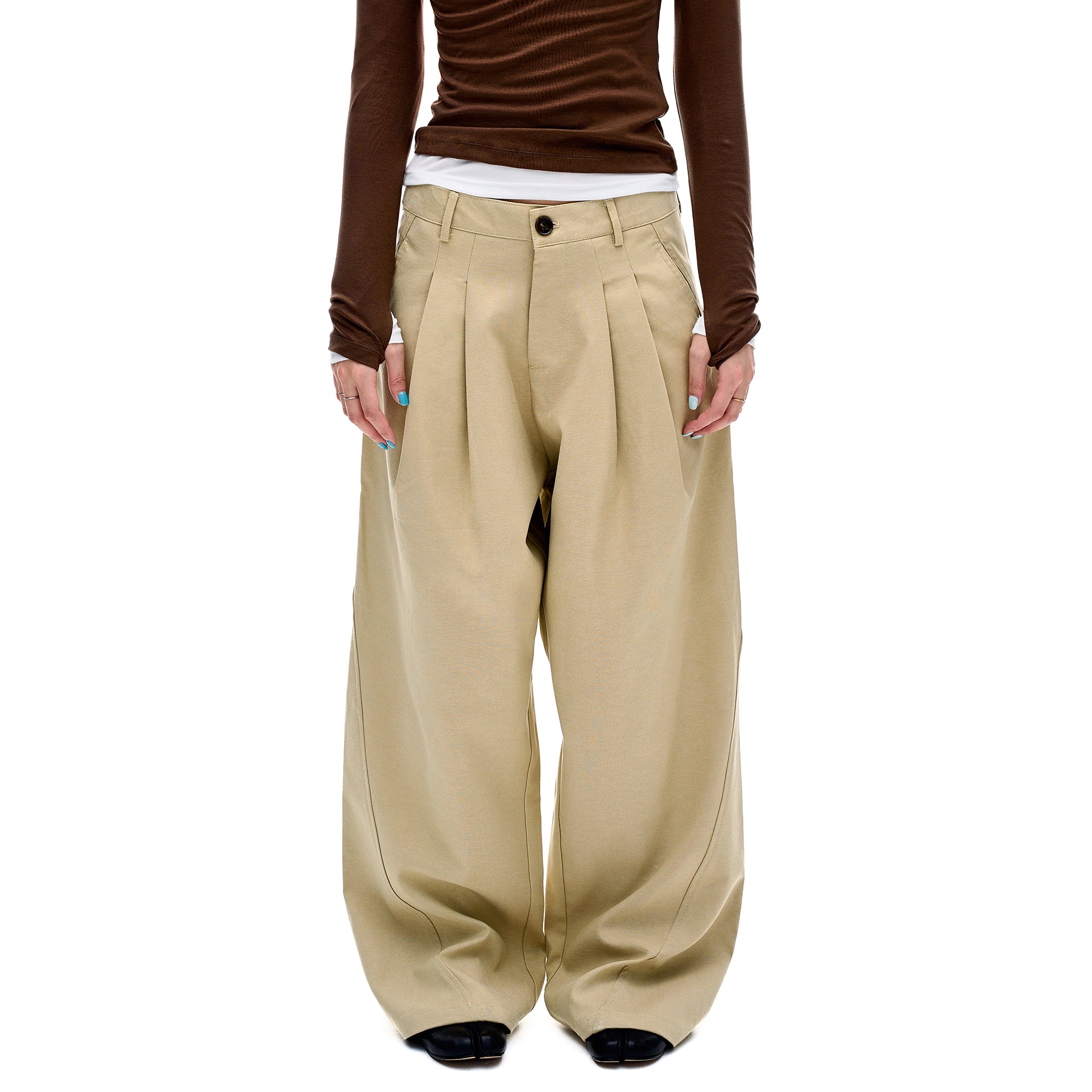 MADWITCH TEXTURED DRAPE PANTS #CK6867