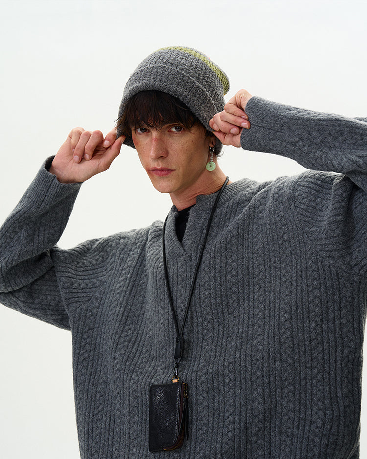 MADWITCH CASUAL KNIT SWEATER #Y322