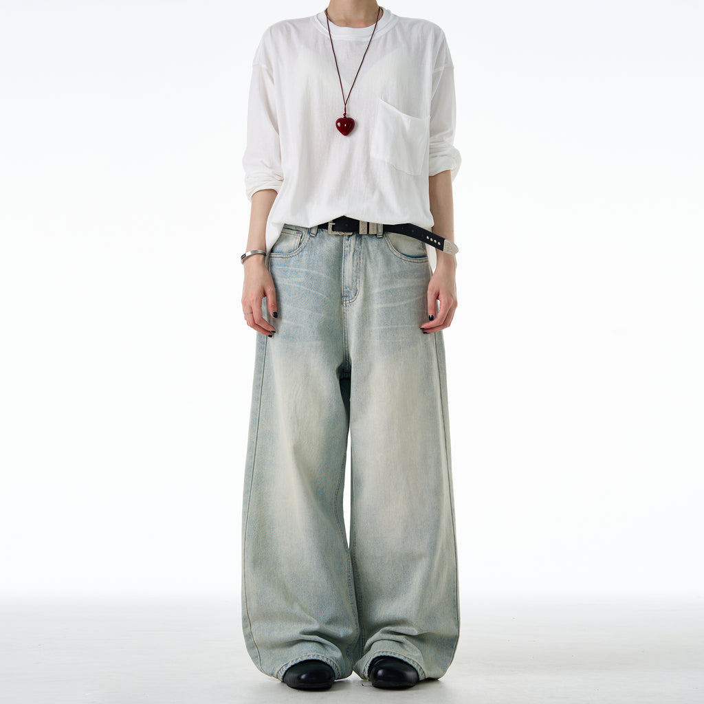 MADWITCH RELAXED WIDE-LEG DENIM #CK9619