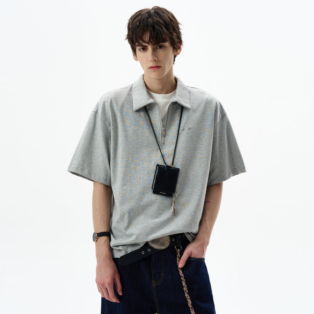 MADWITCH ZIPPED POLO TSHIRT #6977