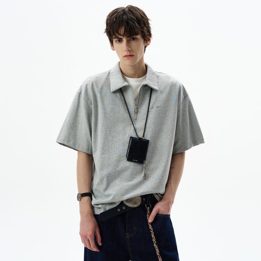 MADWITCH ZIPPED POLO TSHIRT #6977