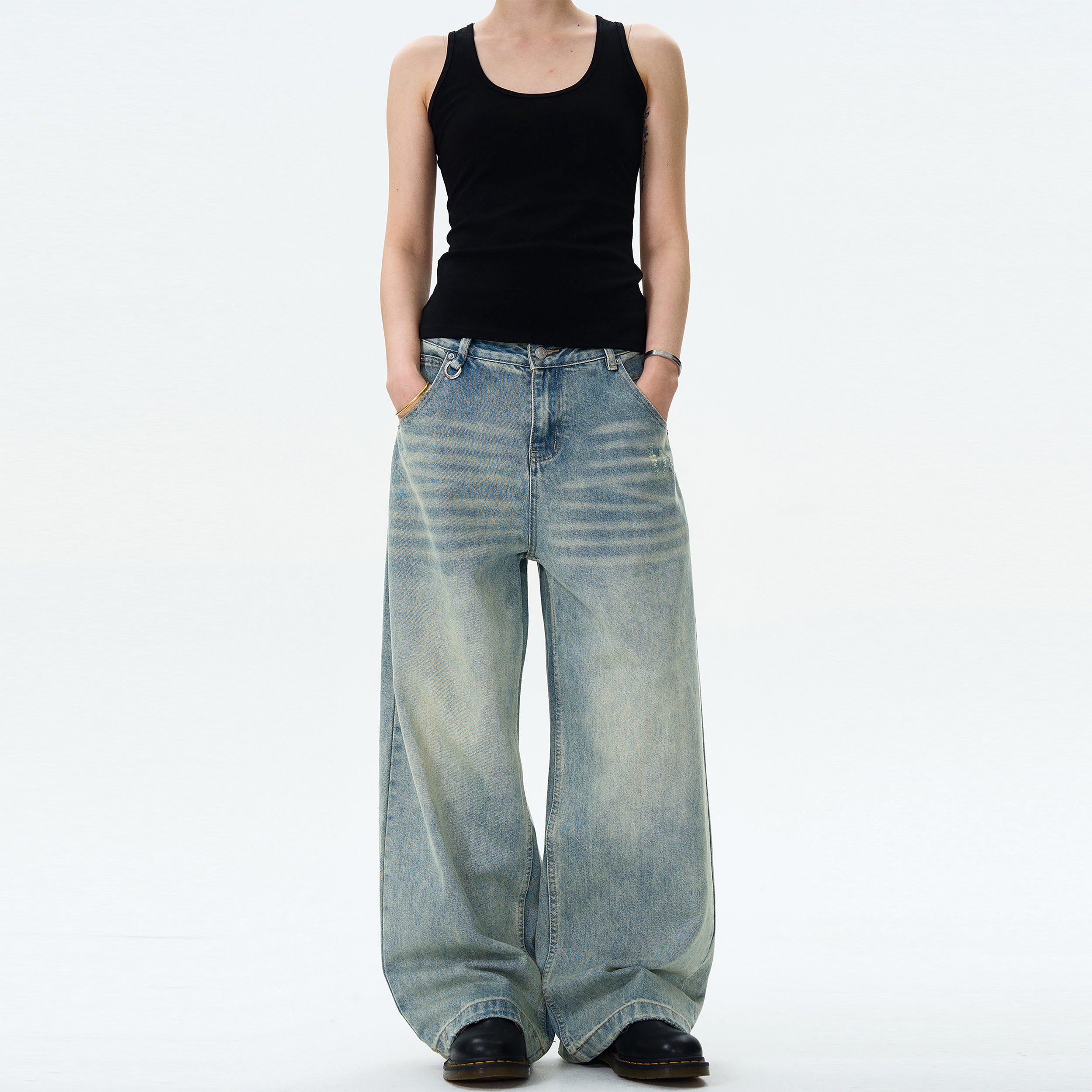 MADWITCH STRAIGHT LEG CLEANFIT JEANS #CK9389