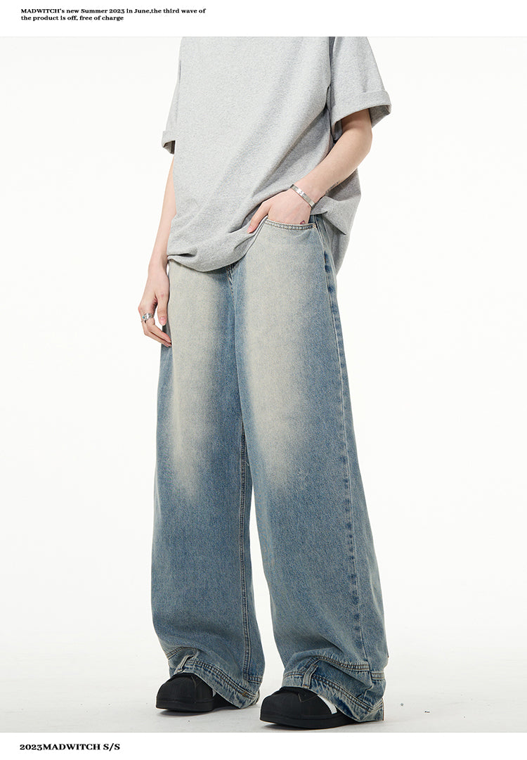 MADWITCH WASHED VINTAGE JEANS #BKJ24108