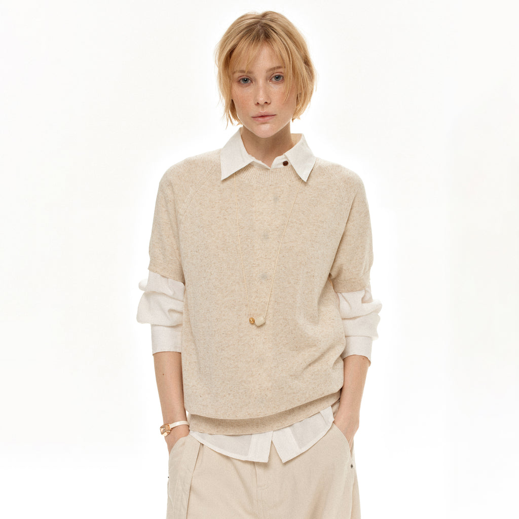 MADWITCH HERITAGE LINEN KNIT TEE #86119