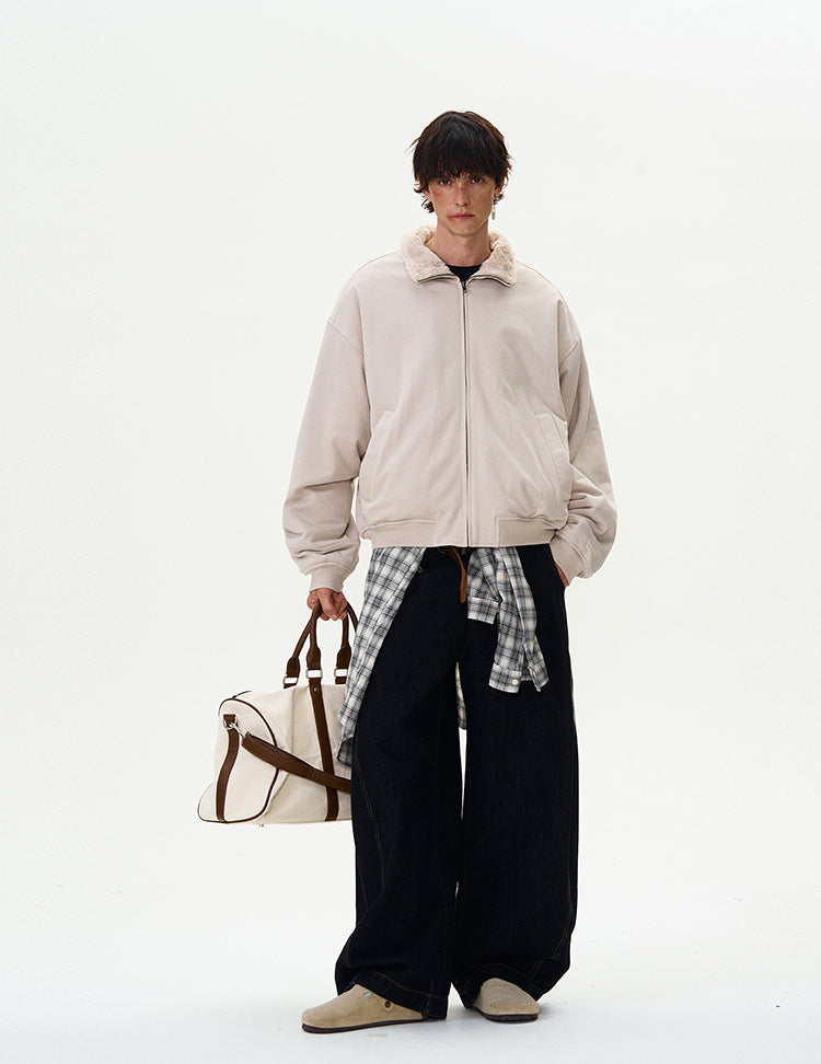 MADWITCH FLEECE-LINED CASUAL JACKET #0175