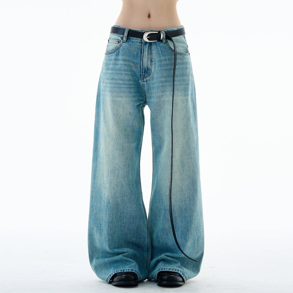MADWITCH WASHED BELL BOTTOM DENIM #GP9679