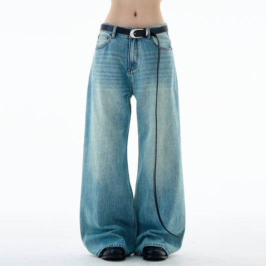 MADWITCH WASHED BELL BOTTOM DENIM #GP9679