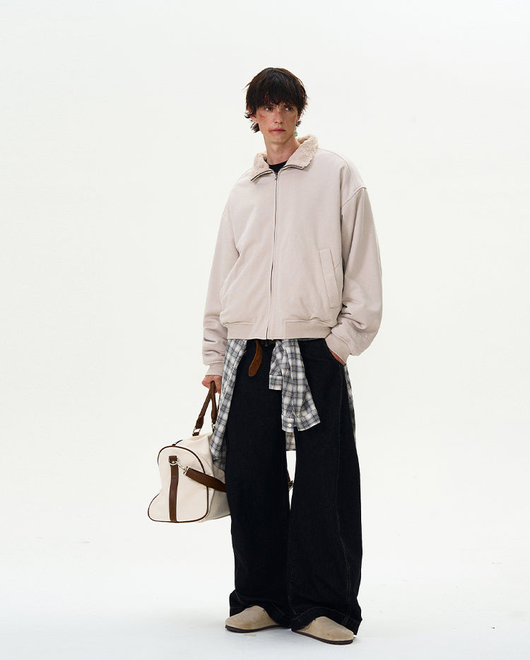 MADWITCH FLEECE-LINED CASUAL JACKET #0175