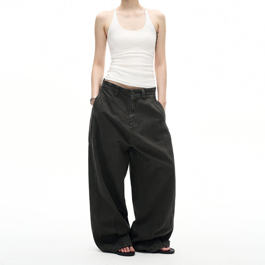 MADWITCH VINTAGE DISTRESSED STRAIGHT JEANS #CK6876