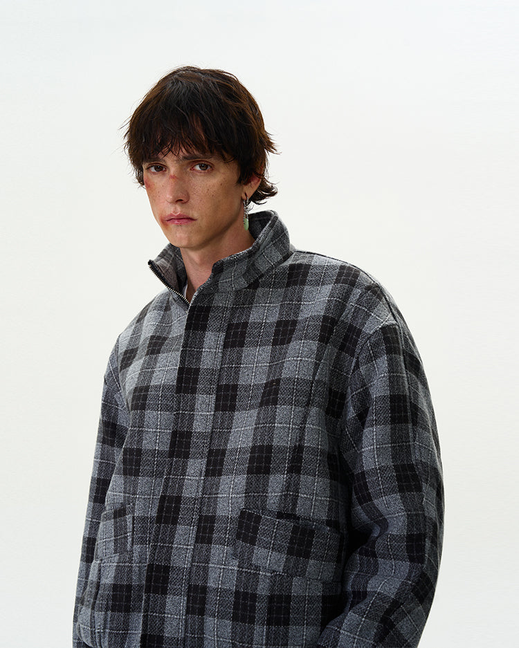 MADWITCH STAND COLLAR PADDED JACKET #RW136