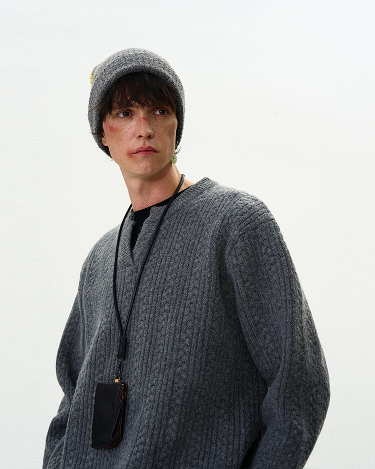 MADWITCH CASUAL KNIT SWEATER #Y322