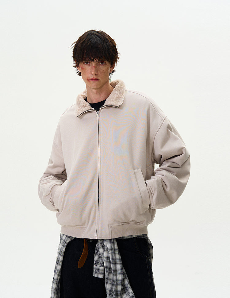 MADWITCH FLEECE-LINED CASUAL JACKET #0175