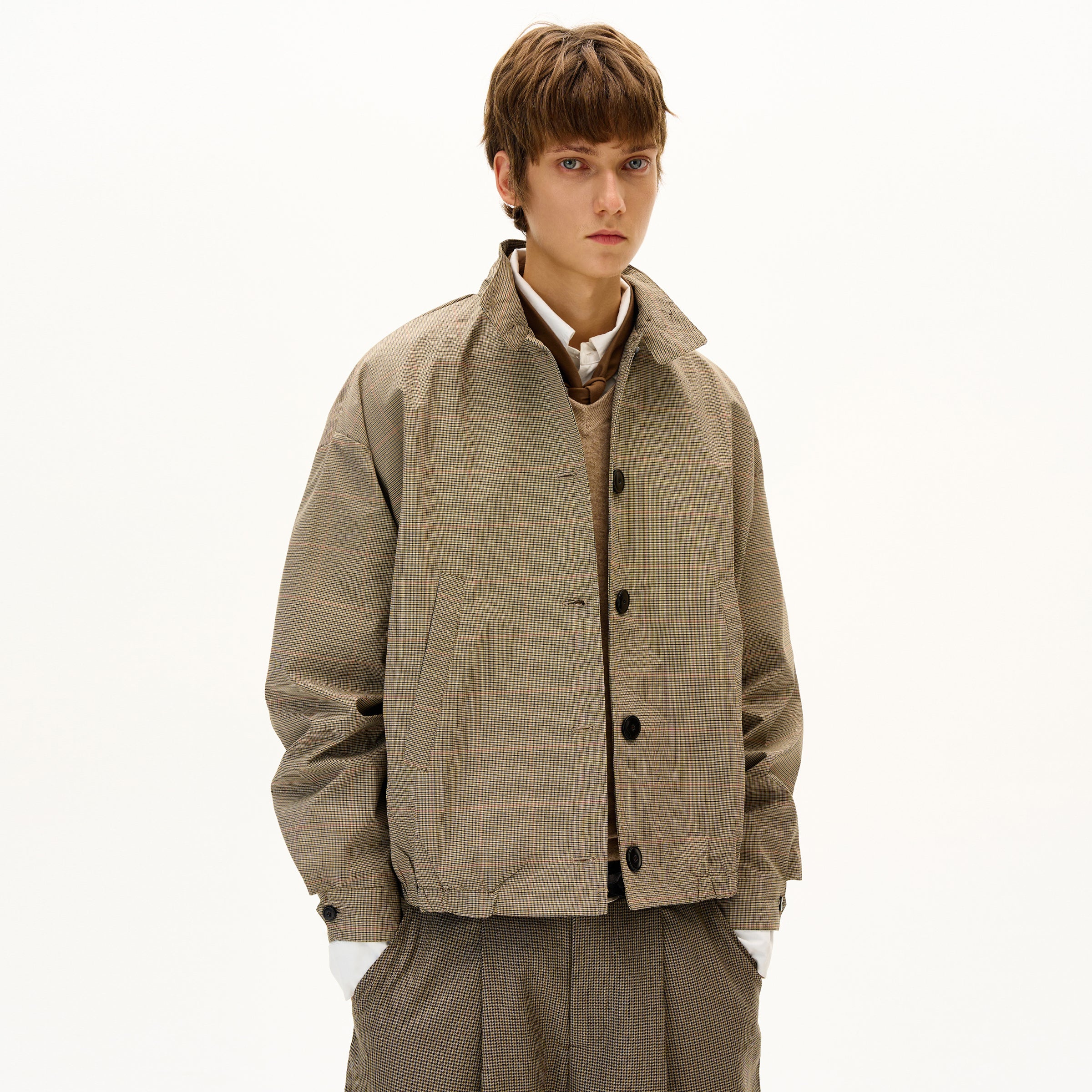 MADWITCH RETRO PLAID JACKET #R9866