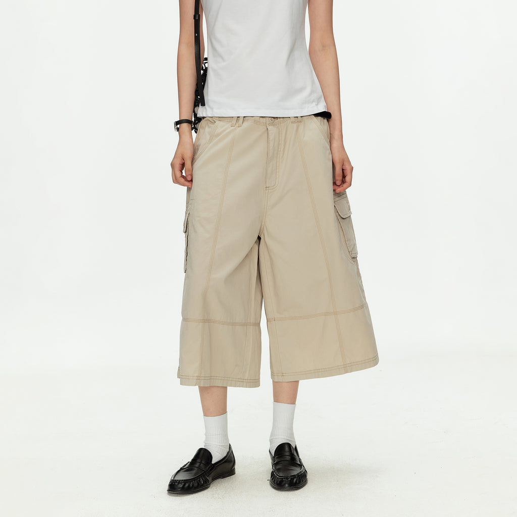 MADWITCH UTILITY CARGO CROP PANTS #CK272D