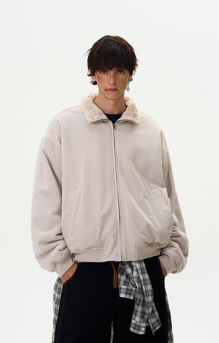 MADWITCH FLEECE-LINED CASUAL JACKET #0175